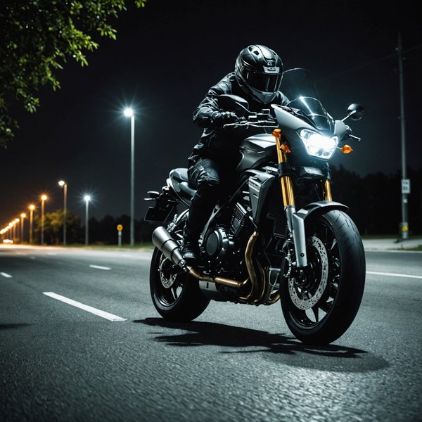 Quels sont les avantages des systèmes d'éclairage adaptatif pour une moto de sport ?